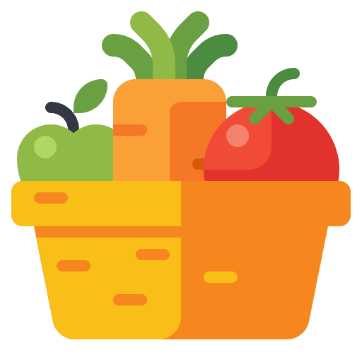 Fresh fresh food vegetable icon