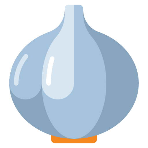 Garlic vegan organic healthy food icon