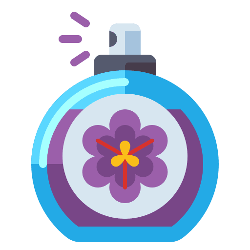Natural fragrance oil smell icon