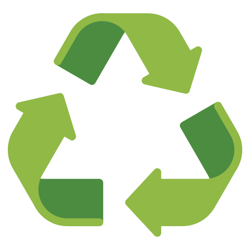 Recycle sign container ecology and environment icon