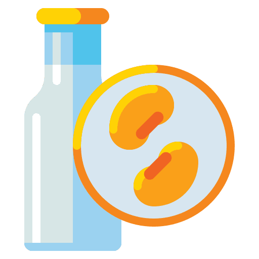 Soy milk food and restaurant soy milk bottle icon