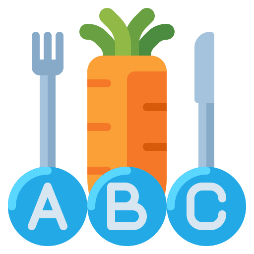 Options diet food and restaurant vegetarian icon