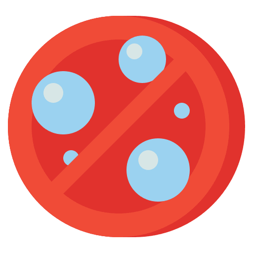 Sulfur forbidden free food and restaurant icon