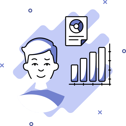 Consulting consulting services graph line consultation icon