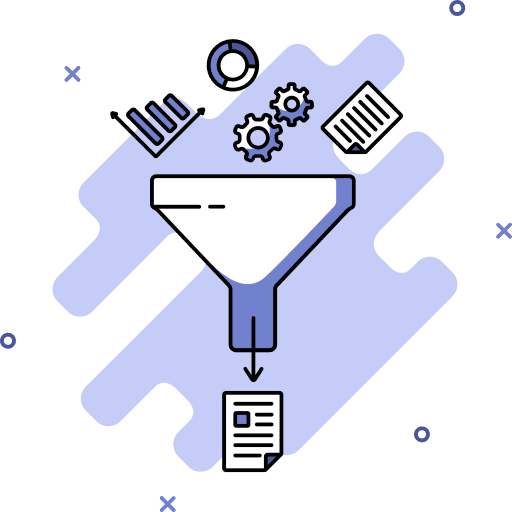 Filtering filtering filter funnel icon