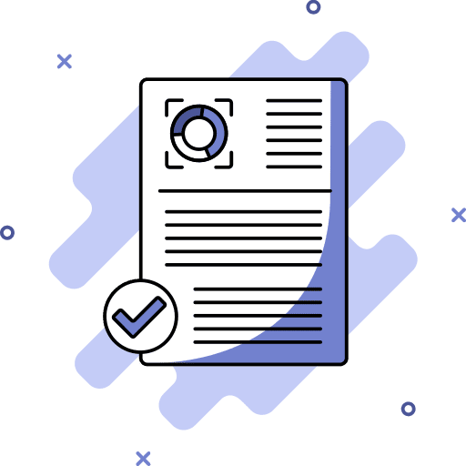 Report file data report files and folders icon