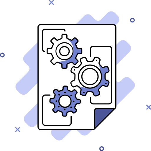 Automated process data list automation automatic icon Automated process data list automation automatic icon