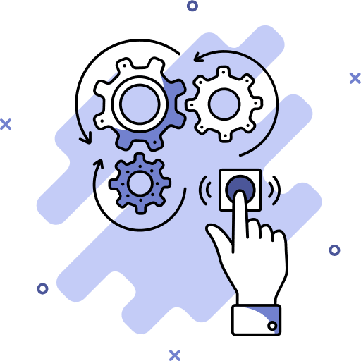 Automation automation launch button icon Automation automation launch button icon