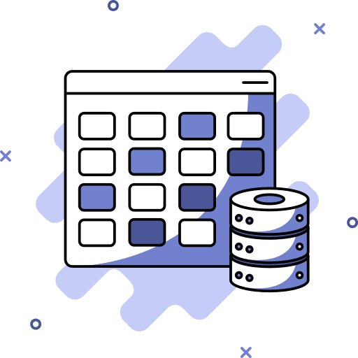 Table data table content table column seo and web icon Table data table content table column seo and web icon
