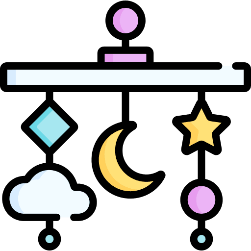 Crib mobile crib mobile crib toy electronics icon