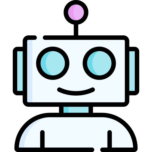 Robot children robotic kid and baby icon Robot children robotic kid and baby icon