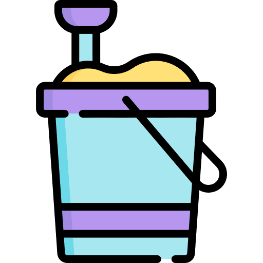 Sand bucket childhood children child icon Sand bucket childhood children child icon
