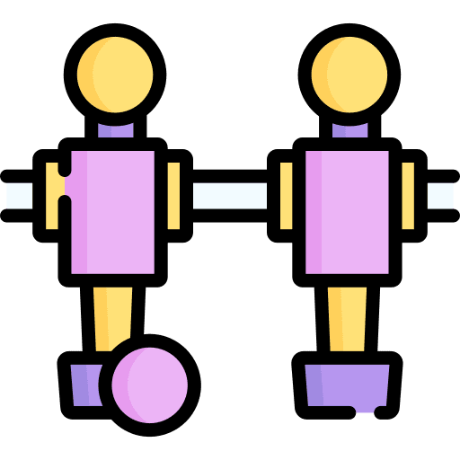 Table football hobbies and free time gaming football icon