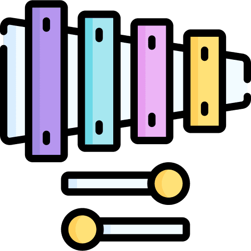 Xylophone kid childhood kid and baby icon
