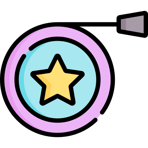 Yoyo fun play kid and baby icon