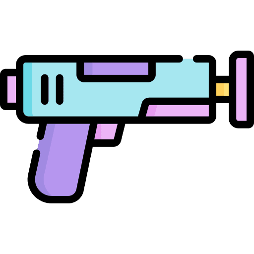 Gun kid child water gun icon Gun kid child water gun icon