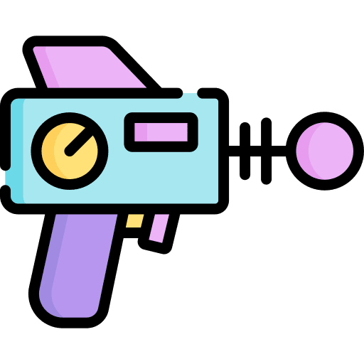 Laser gun gaming tag battle icon Laser gun gaming tag battle icon