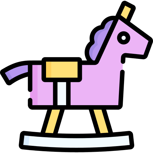 Rocking horse childhood child rocking horse icon Rocking horse childhood child rocking horse icon