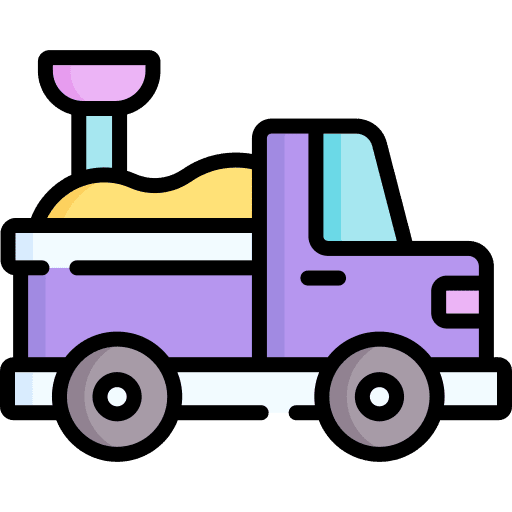 Truck toy kid and baby dump truck icon Truck toy kid and baby dump truck icon