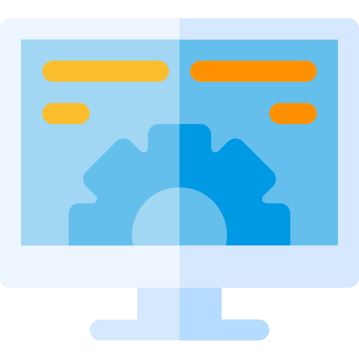 Computer software developer it settings programming icon