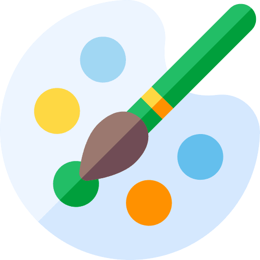 Watercolor education watercolor craft icon