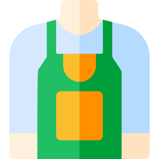 Apron cloth people avatar icon