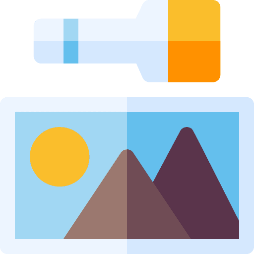Painting education artistic canvas icon