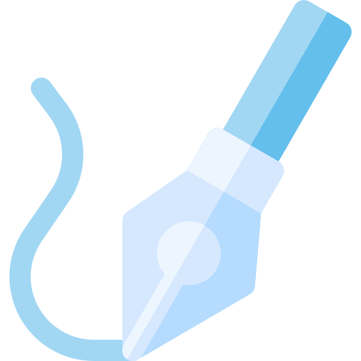 Pen tool writing glamour vintage icon