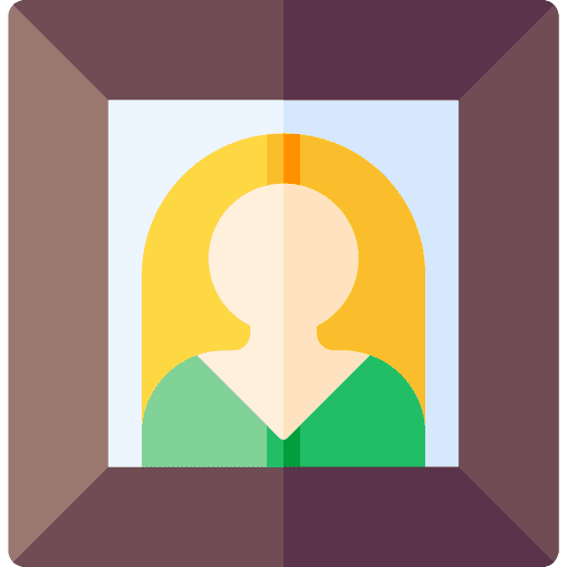 Portrait technology portrait art icon