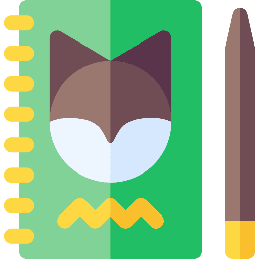 Sketchbook sketch art and design illustator draw icon