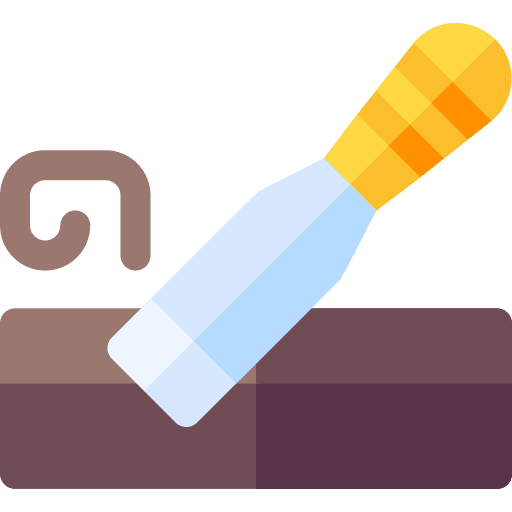 Chisel artisan hobbies and free time carpentry icon