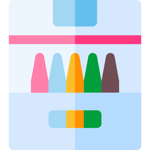 Color pencils colored pencils school drawing icon