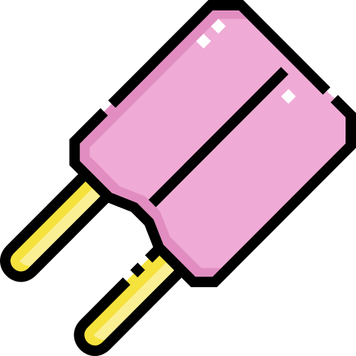 Popsicle food and restaurant summer ice cream icon Popsicle food and restaurant summer ice cream icon