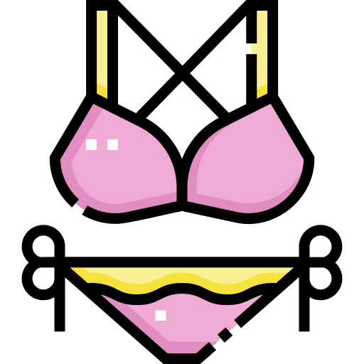 Bikini beach fashion swimsuit icon Bikini beach fashion swimsuit icon