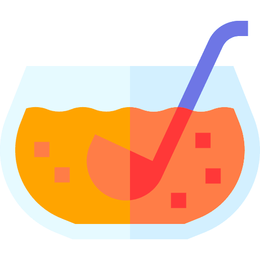 Punch bowl punch bowl drink food and restaurant icon