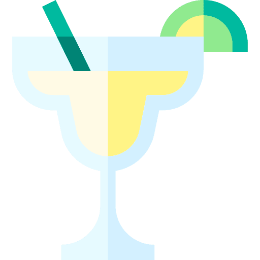 Margarita beverage glass food and restaurant icon Margarita beverage glass food and restaurant icon
