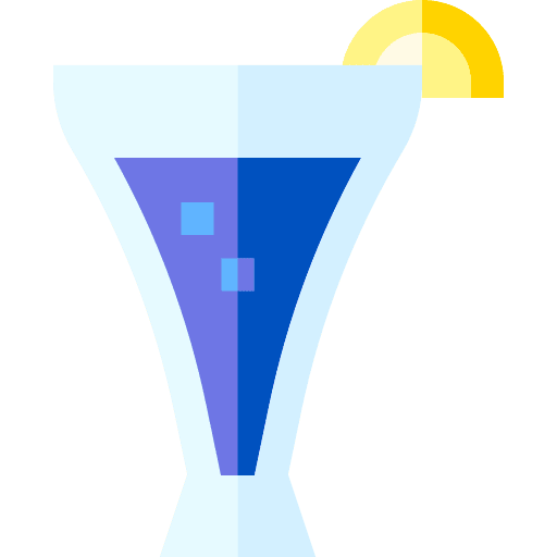 Cocktail lemon slice drink food and restaurant icon Cocktail lemon slice drink food and restaurant icon