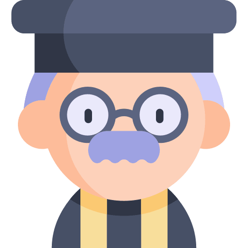 Principal mortarboard education professions and jobs icon