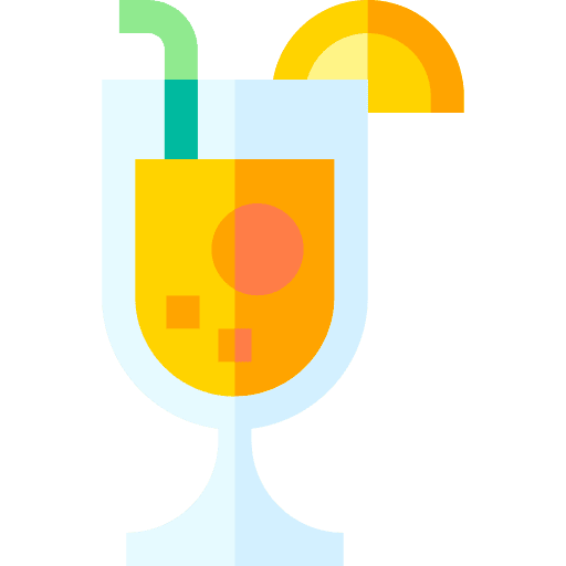 Punch drink glass alcoholic icon Punch drink glass alcoholic icon