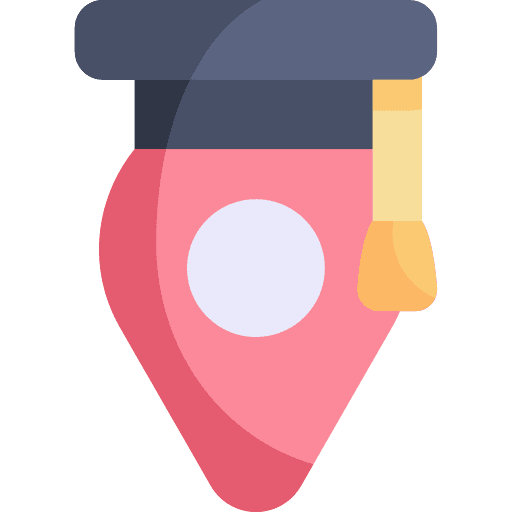 Graduation graduation maps and location placeholder icon Graduation graduation maps and location placeholder icon