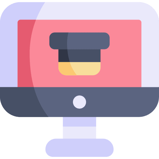 Online education graduation online education icon Online education graduation online education icon