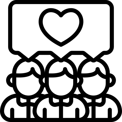 Group communications people friends icon