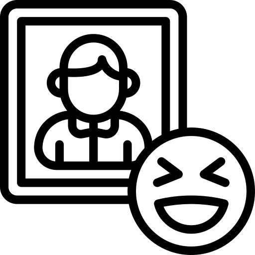 Laugh picture user react icon