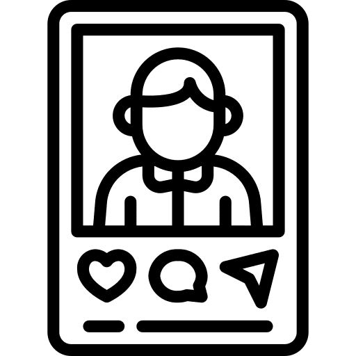 Profile react profile reaction icon