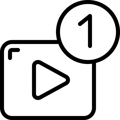 Video notification youtube alert icon