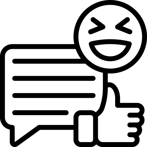Message like message laugh icon
