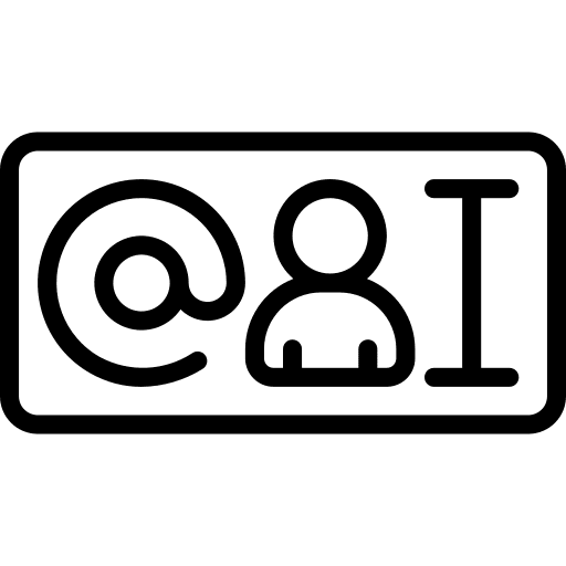 Tagging user attach person icon