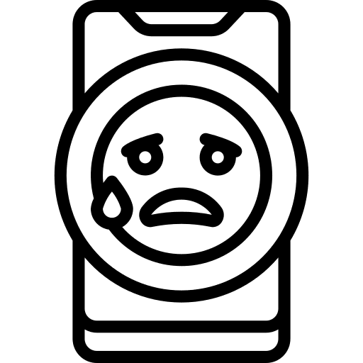 Sad sad react reaction icon