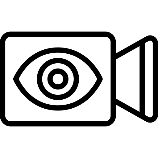 Video camera video interface icon