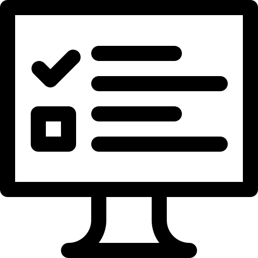 Online survey communications survey feedback icon
